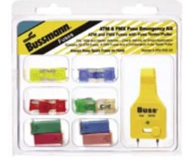 ATM-FMX-EK – BUSSMANN Fuse Assortment, Blade Fuse With Five Each Of ATM 10 Amp/ 15 Amp/ 20 Amp/ 25 Amp/ 30 Amp One Ea...